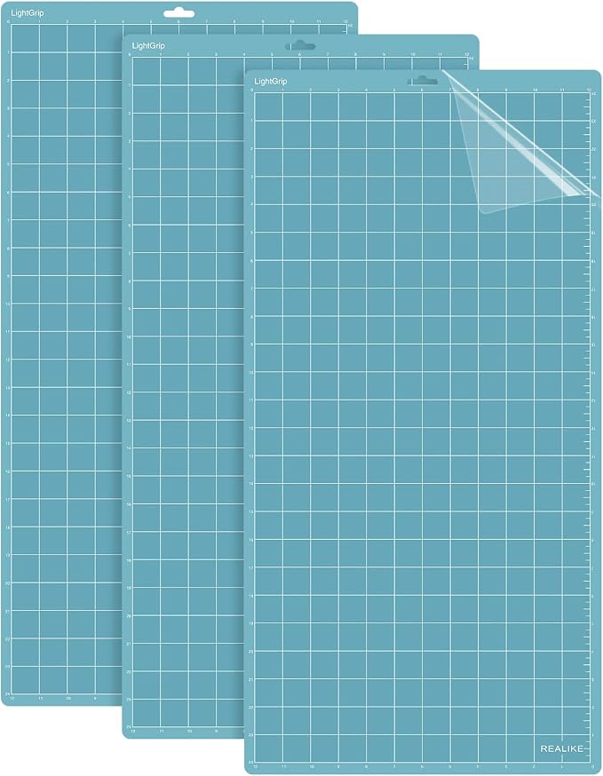 REALIKE LightGrip Cutting Mat for Silhouette Cameo 5/4/3/2/1 Blue Light by REALIKE
