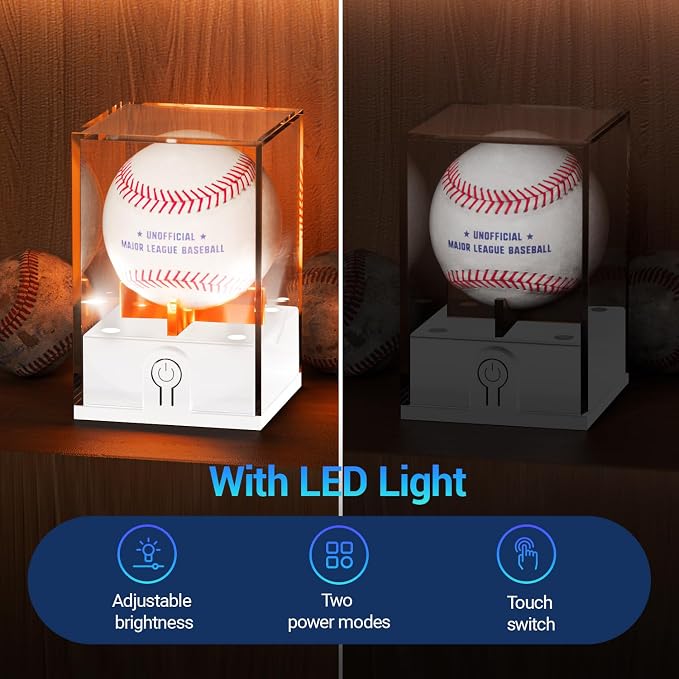 Leshein Acrylic Baseball Display Case - Image 3