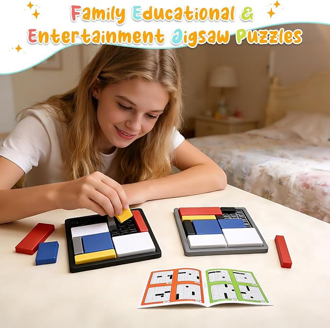 2 Pcs Logic Puzzle Brain Teaser Game - Image 3