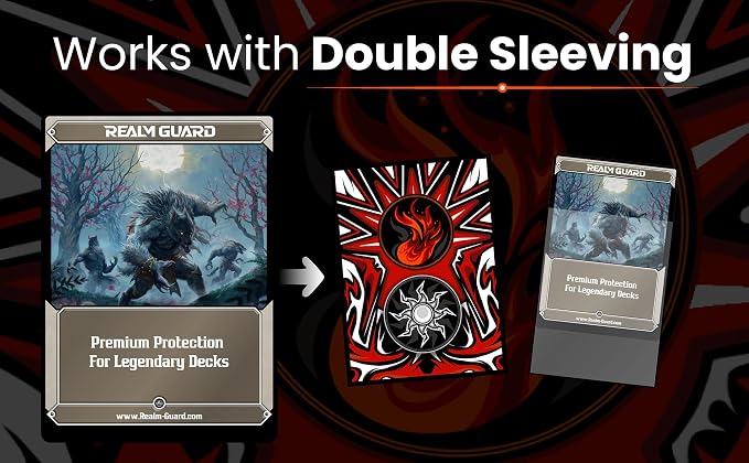 100ct Textured Matte TCG/MTG Card Art Sleeves - Image 4