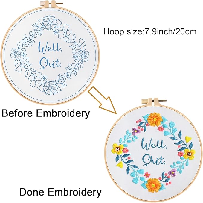 Louise Maelys Funny Embroidery Kit - Image 3