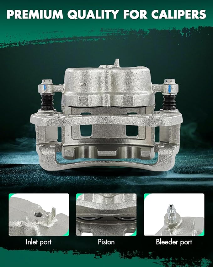 SCITOO Front Right Brake Caliper With Bracket 19B2711 Compatible For Hyundai For Santa Fe 2001-2006,For Hyundai For XG300 2001,For Hyundai For XG350 2002-2003