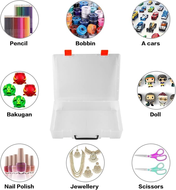 ALCYON 1600+ Trading Card Storage Box, Waterproof Plastic TCG Card Organizer - Image 2