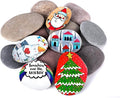River Rocks for Painting 12 Pcs Large 3.5-5 Inch Flat Smooth Painting Stones by dojobkinb