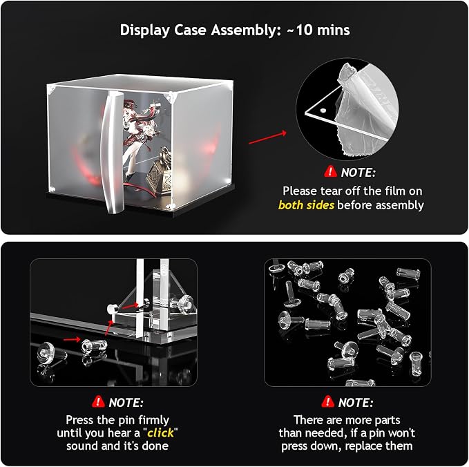 KOLIPI Acrylic Display Case for Lego Infinity Gauntlet 76191 Nano Gauntlet - Image 6