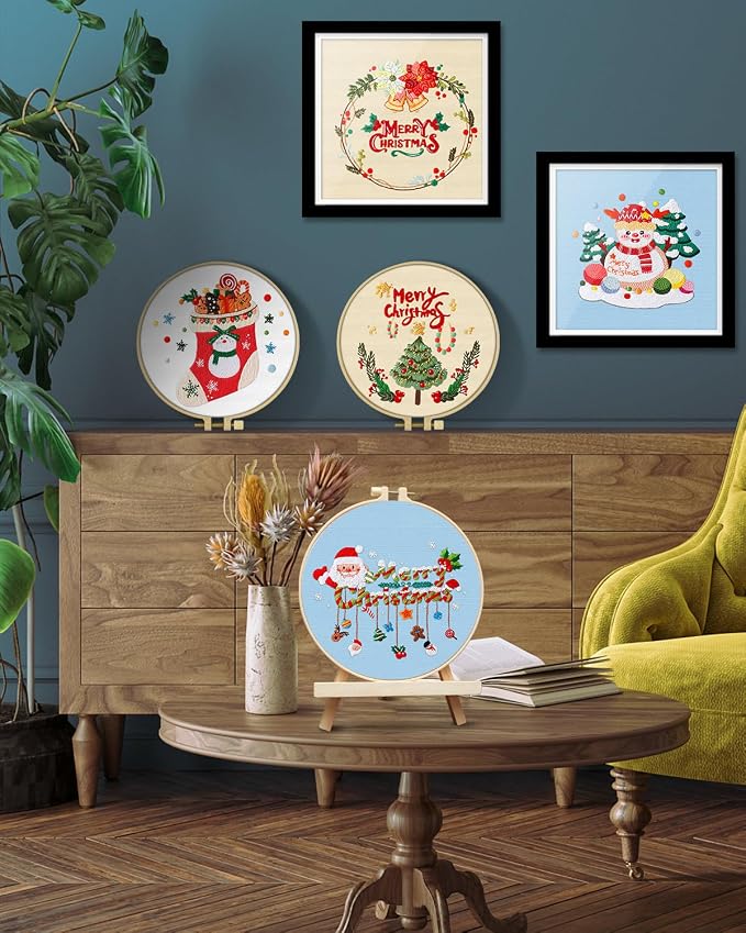 TINDTOP Christmas Embroidery Kit - Image 5