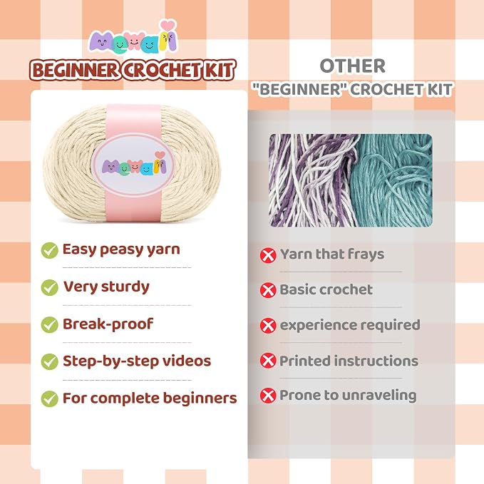 Mewaii Crochet Kit for Beginners Level 1 - Image 4