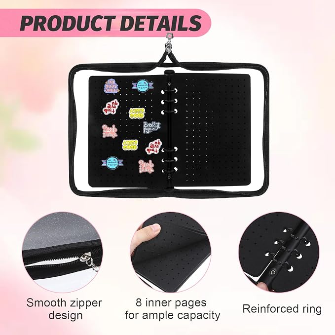 Pin Display Bag Enamel Pin Trading Book Collection Holder, Board - Image 2
