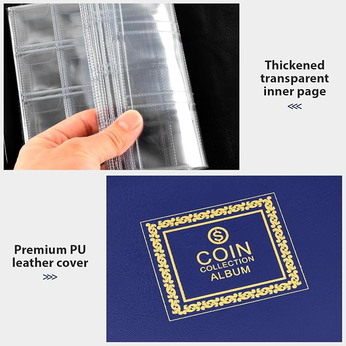 Coin Collection Supplies Holder Book - Image 4