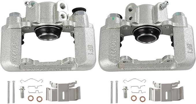 SCITOO 192971 192970 Rear Left & Right Disc Brake Calipers Assembly w/Bracket For Toyota For RAV4 2004-2005
