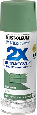 Rust-Oleum 249071 Painter's Touch 2X Ultra Cover, 12 Oz, Satin Moss Green by Rust-Oleum