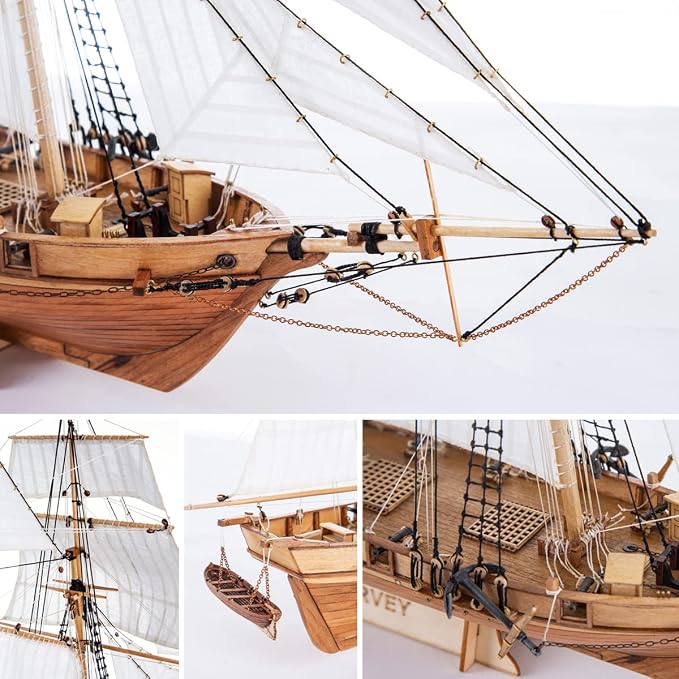 GAWEGM Wooden Ship Model Building Kits - Image 5