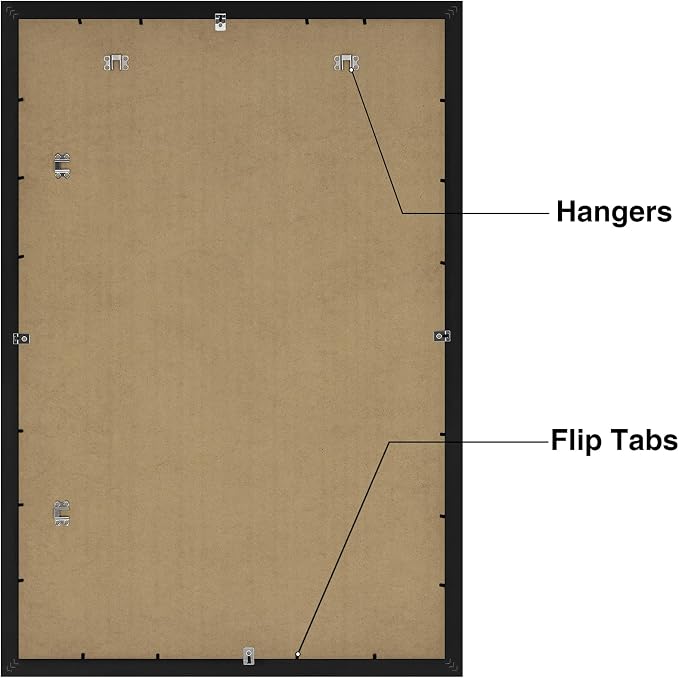 Vittanly 24x36 Poster Frames Set of 2, Display 20x30 Pictures - Image 4