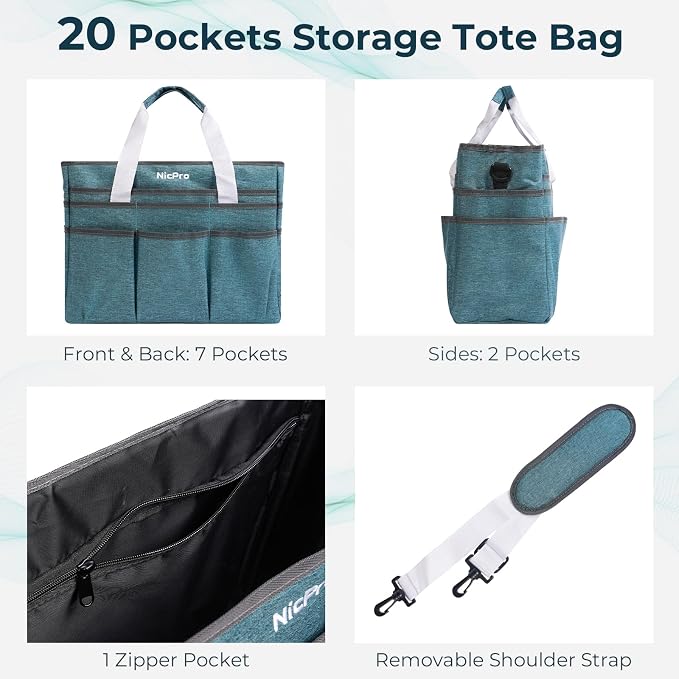 Nicpro Craft Organizer Art Bag, Large Tote Bag - Image 4
