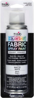 Tulip ColorShot Instant Fabric Spray Paint, Permanent Color Spray-On Fabric by Tulip