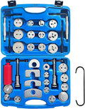 Brake Caliper Compression Tool 36 Piece Disc Brake Caliper Tool Kit for Pad Replacement with 24 Adapters Fits Most Vehicles with C Hanger