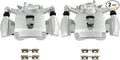 SCITOO 18B5501 18B5500 Rear Left & Right Disc Brake Calipers w/Bracket Fit For Ford For F-150 2015-2017, Single Piston