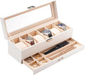 ProCase Watch Box, 6 Slot Watches Display Case by ProCase