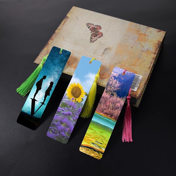 GEKIXUTP 120 Pcs Sublimation Bookmark Blank Heat Transfer Aluminum Metal - Image 5