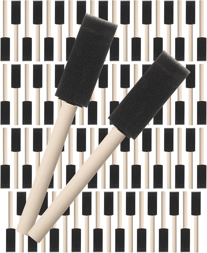 Bates- Foam Paint Brushes, 75 Pack, Sponge Paint Brush by BatesChoice