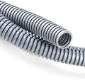 ZhiYo 20FT 1/2” Wire Loom Split Tubing Auto Wire Conduit Flexible Cover | High Temperature Heat Resistant -40F to 257F | Plastic Cover for Electrical Wires & Cables, Grey