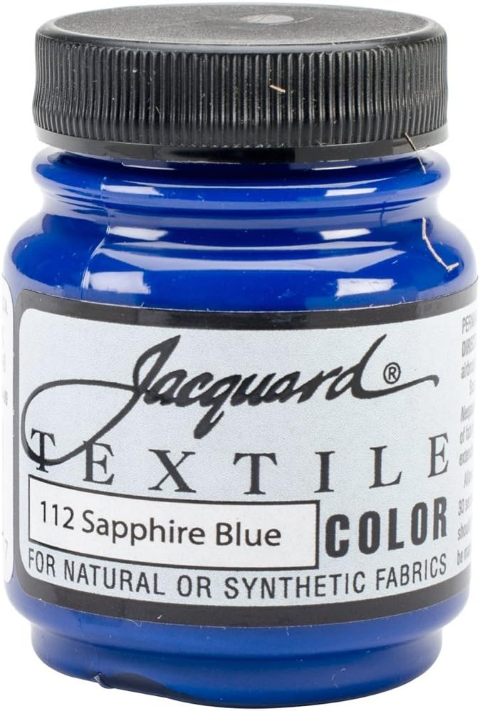 Jacquard Textile Paint 2.25 Oz Sapphire Blue by Jacquard