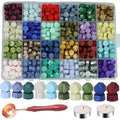 600 Pcs Assorted Color Sealing Wax Beads Bulk by Unknown