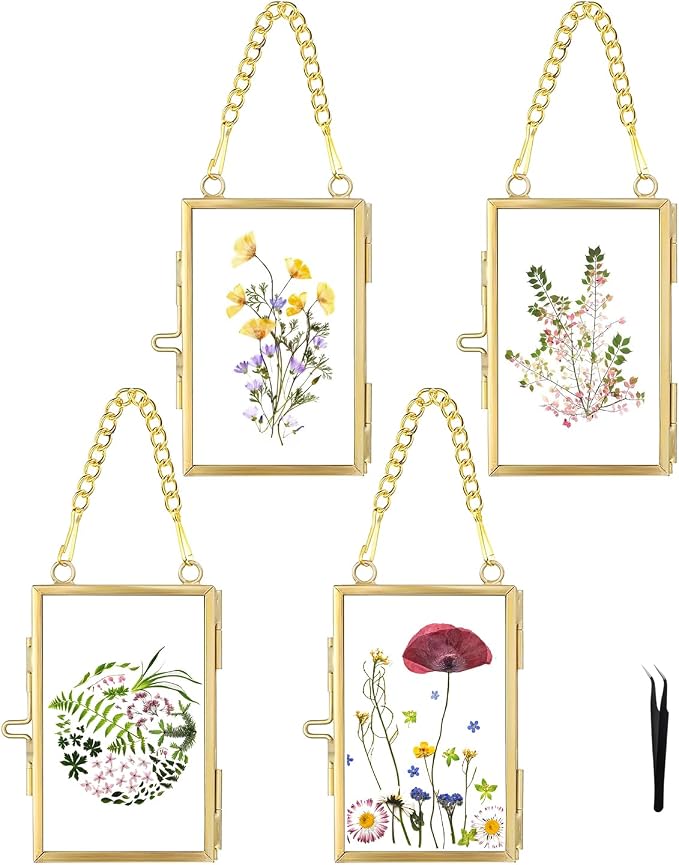FOCHIER F 4 Pcs Pressed Flower Frame by FOCHIERF