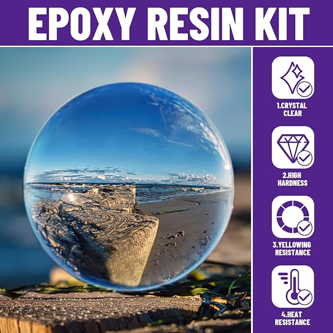 Bond Craftor Epoxy Resin Kit 16OZ, Resina Epoxica Kit - Image 3