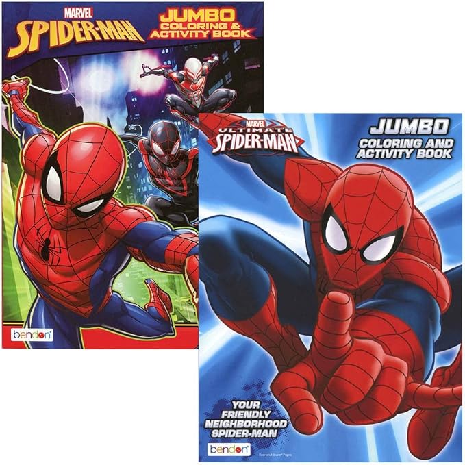 Spiderman Coloring & Activity Book Set Bundle - Image 3