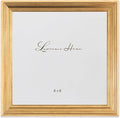 Lawrence Frames 8x8 Sutter Burnished Gold Picture Frame by LawrenceFrames