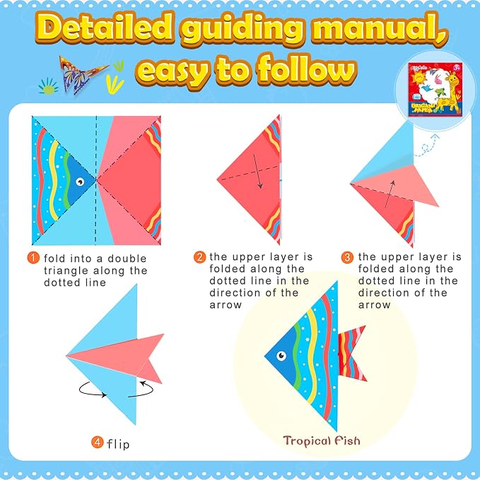 Origami Paper Set, Art Projects Supplies - Image 4