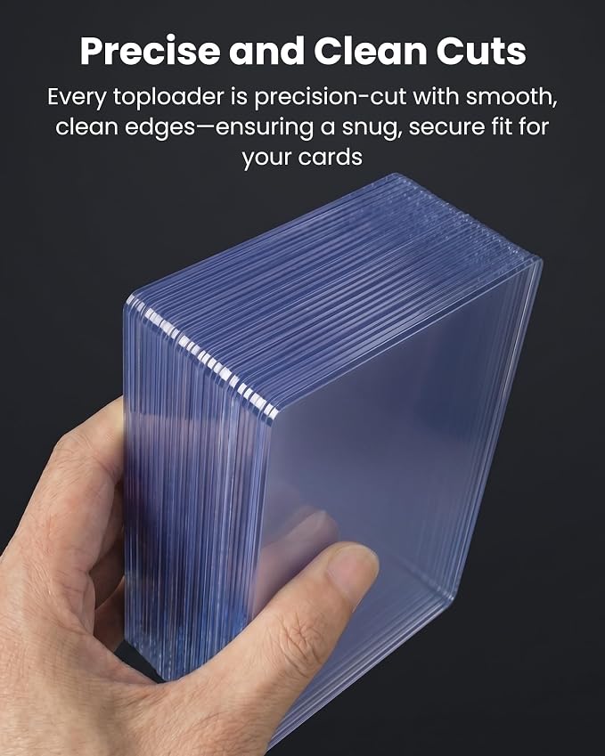 5.4" x 7.5" Jumbo Card Sleeves, Hard Plastic Holders 25 Pack, 39PT | Toploaders - Image 8