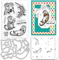 4Pcs Clear Stamps and Cut Dies Set by ACRNIGHEET