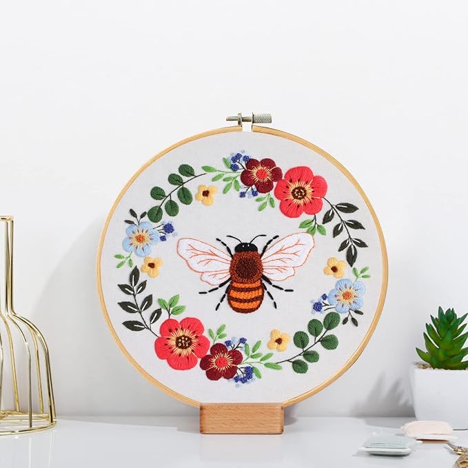 Santune 3 Pack Bee Embroidery Kit - Image 8