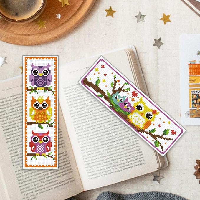 ORIGACH 6 Set Cross Stitch Bookmark Kit - Image 6