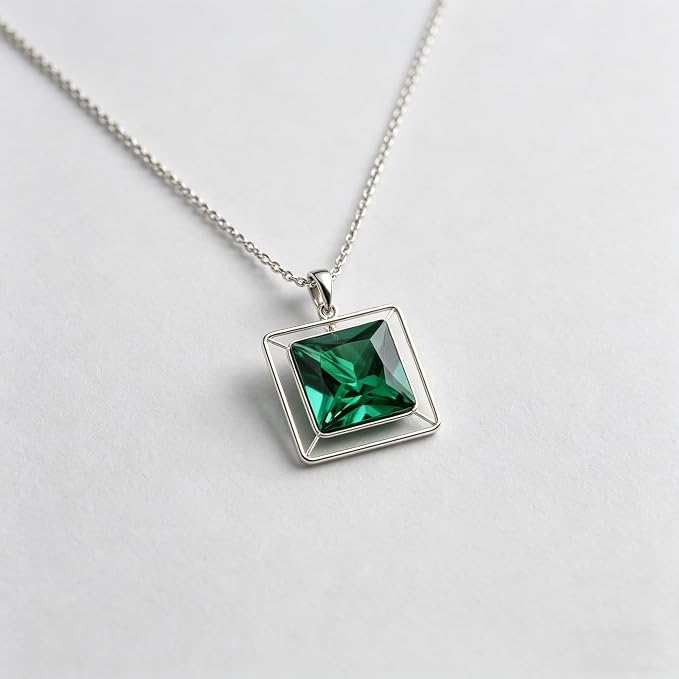 Emerald Green Color Cubic Zirconia Loose Beads Unset - Image 8