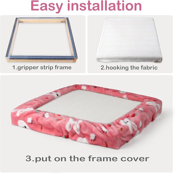 JQSH Gripper Strip Frame, Rug Hooking Frame, Punch Needle Frame, Cross Stitch - Image 5