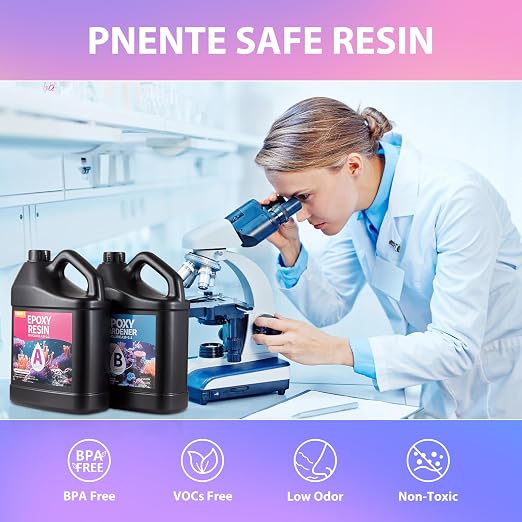 Pnente Artist-Grade Epoxy Resin – Self-Leveling, Zero Bubbles & 5-Year UV Guard - Image 5