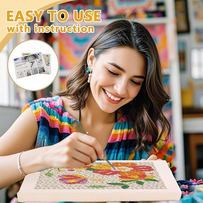 Doodlream DIY Punch Needle Embroidery Kit - Image 3