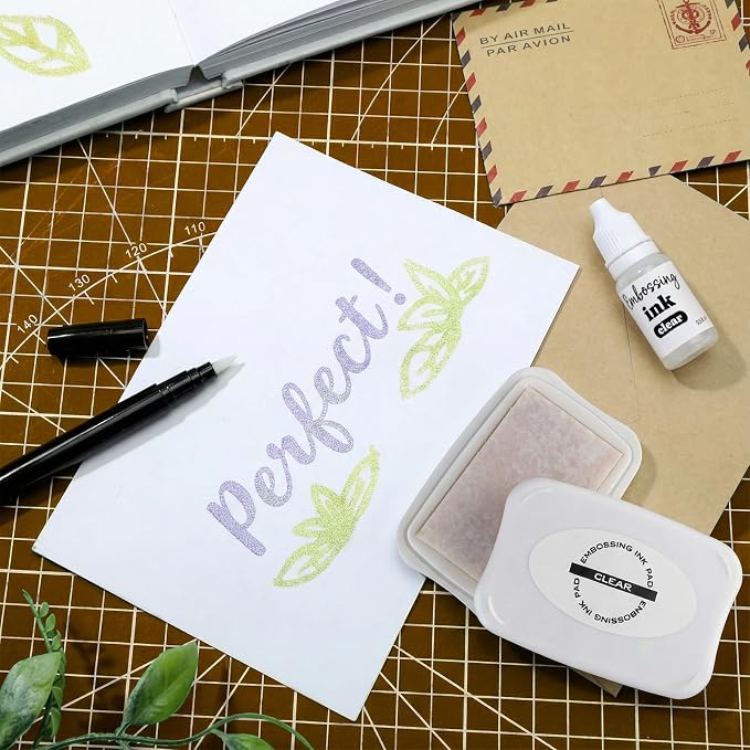 ForraFun 2 Pack 4 Inch Clear Embossing Ink Pad - Image 4