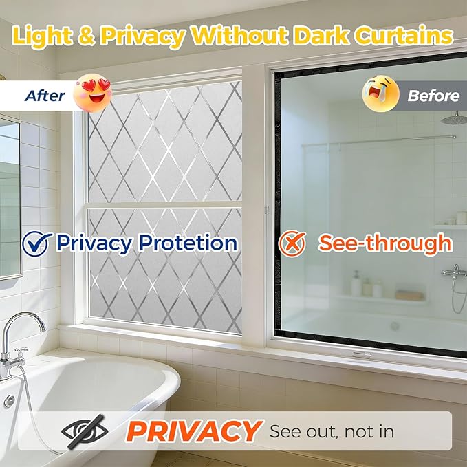 OHTMERU Window Privacy Film Decorative - Image 3