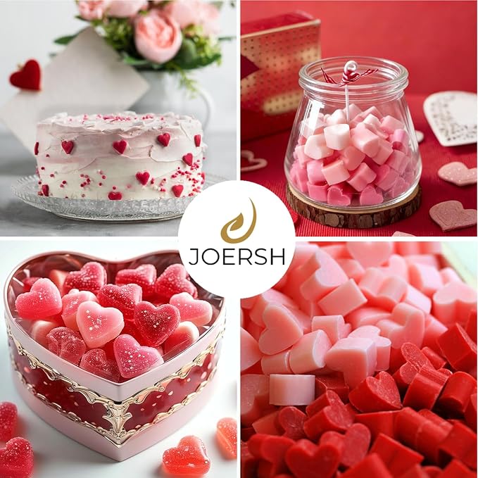 JOERSH Heart Candy Molds, 220 Cavities, Non Stick, - Image 7
