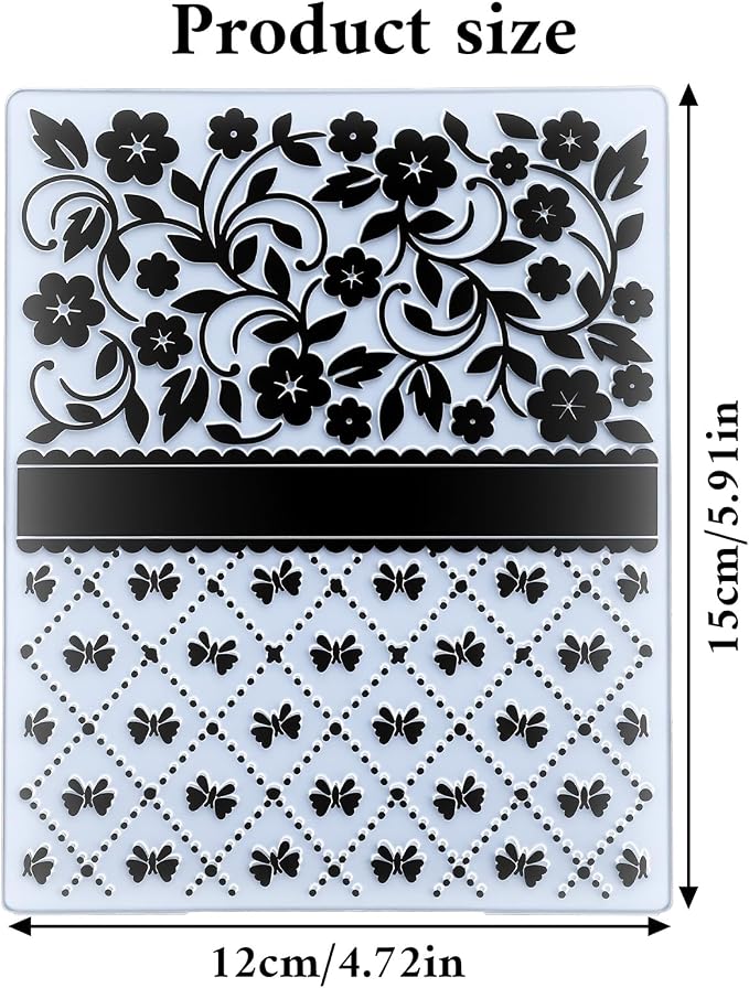 Yuanchu 3D Plastic Embossing Folder Template - Image 3