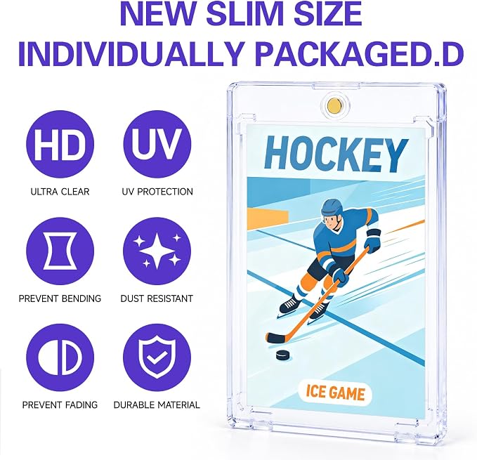 Magnetic Card Holders for Trading Cards，Card Magnetic case12 Pack Upgraded - Image 5