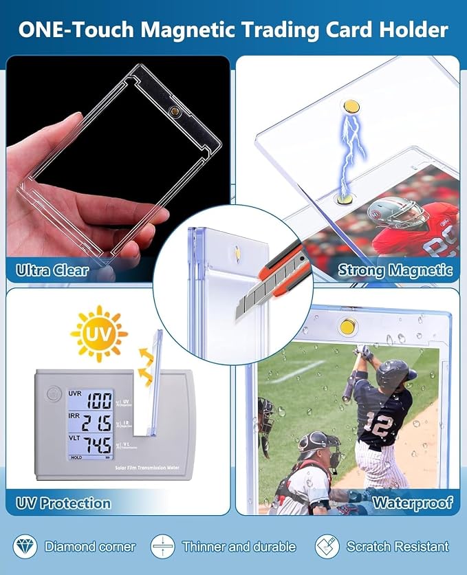 25ct Magnetic Card Holders: 35 pt Magnetic Cards Case - Image 4