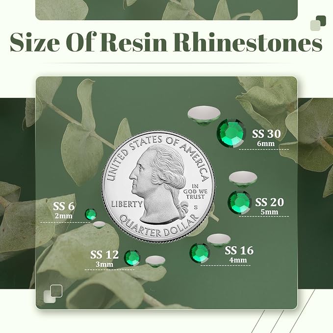 8000PCS 3mm Resin Rhinestones Bulk - Image 3
