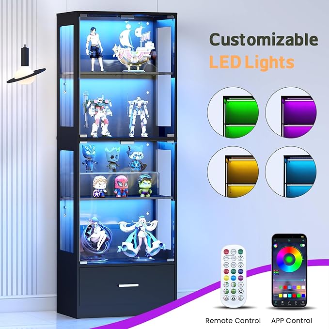 Lamtor 67" Display Cabinet - Image 3