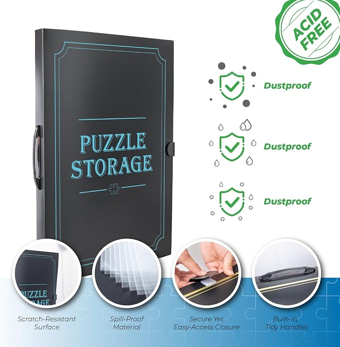 1000 Pcs Puzzle Storage Portfolio Folder - Image 3