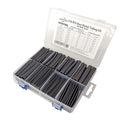 8 Sizes 218 Pieces Large Adhesive Heat Shrink Tubing Kit 3:1 Ratio Industrial Marine Grade Waterproof